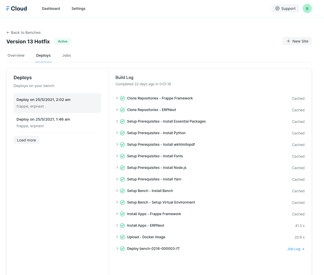 Deploy Candidate Dashboard