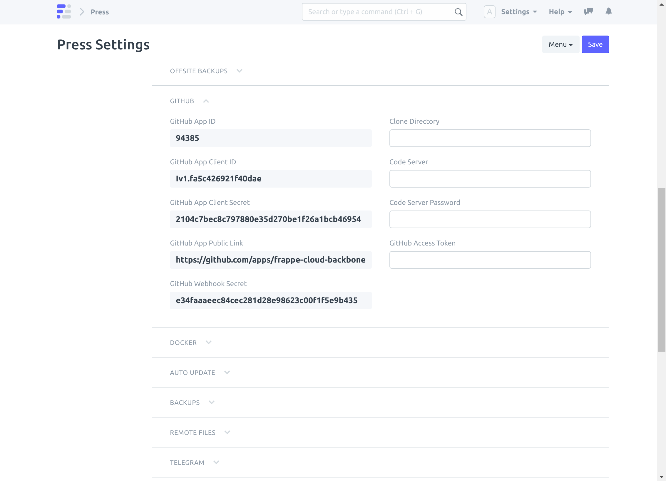 GitHub App Created